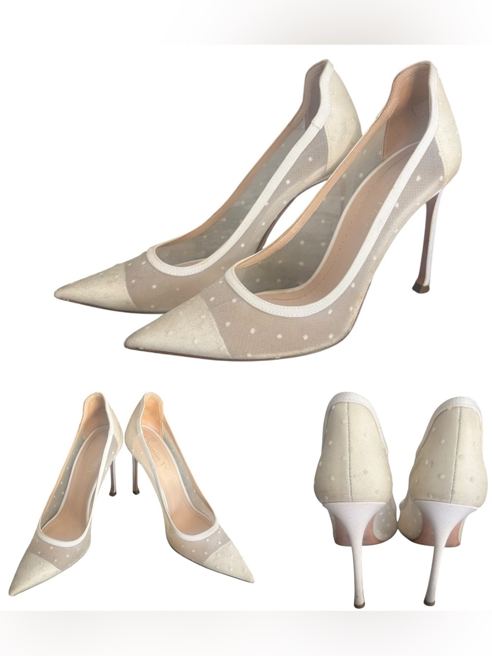Christian Dior Polka Dot D-Moi Pumps